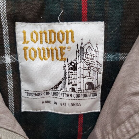 London Towne Men's Vintage Khaki Zip Front Removable Lining Utility Jacket S Reg - Picture 6 of 8